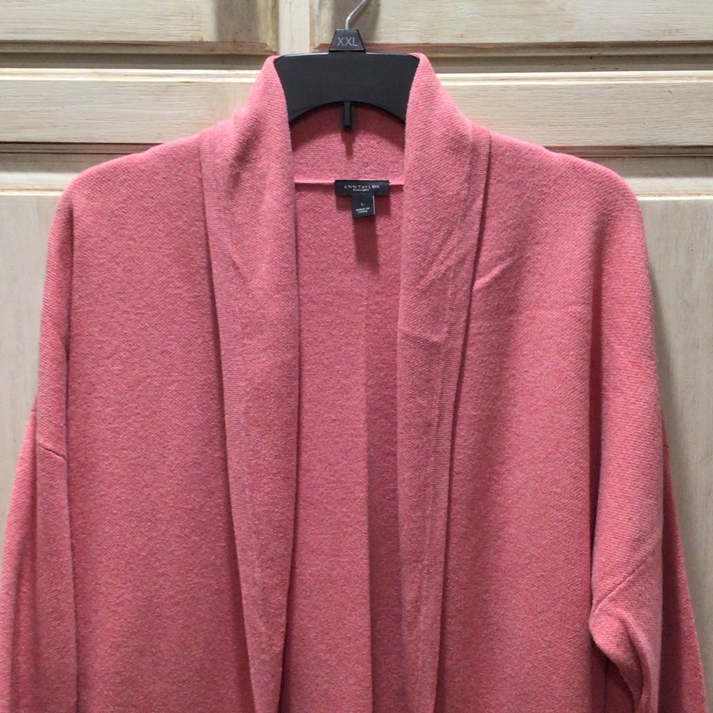 Ann Taylor Size L Excellent Condition Long Sweater Wrap